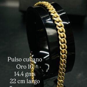 Pulso cubano Oro 10