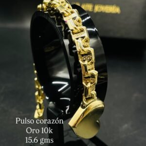 Pulso corazón Oro 10k