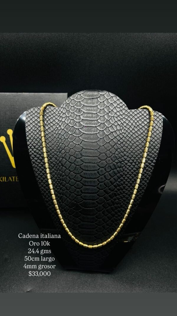 Cadena italiana Oro 10k