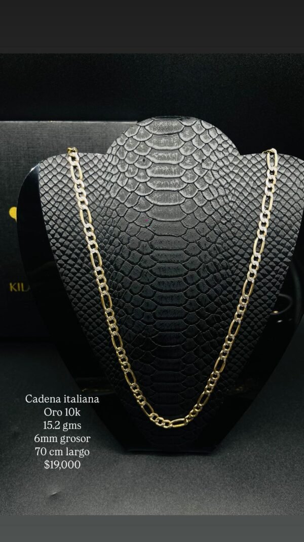 Cadena italiana Oro 10k