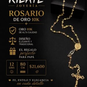 ROSARIO DE ORO 10K