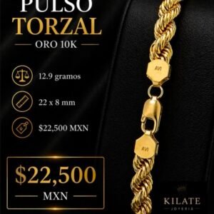 PULSO TORZAL ORO 10K