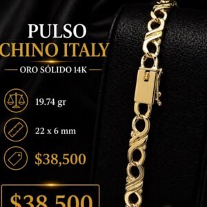 PULSO CHINO ITALY ORO SÓLIDO 14K