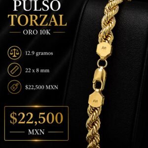 PULSO TORZAL D ORO 10K