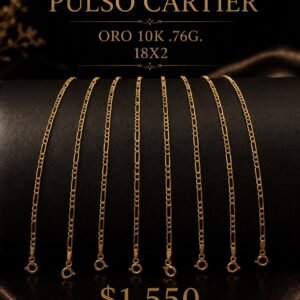 PULSO CARTIER ORO 10K