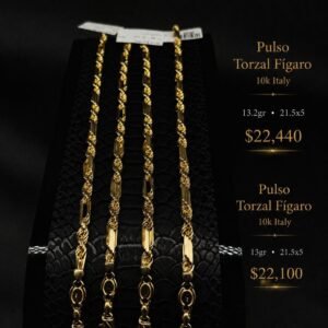 Pulso Torzal Fígaro 10k Italy