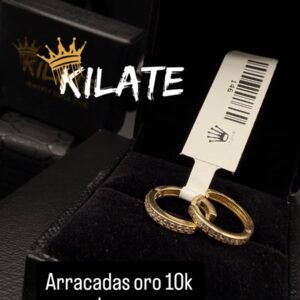 Arracadas oro 10k