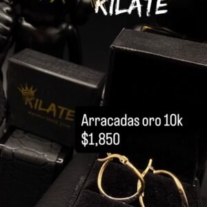 Arracadas oro 10k