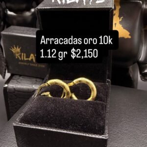 Arracadas oro 10k