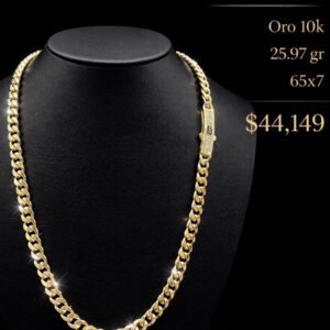 Cadena Mónaco Oro 10k