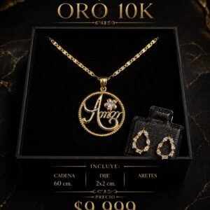 CONJUNTO ORO 10K