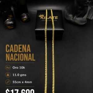 CADENA NACIONAL Oro 10k