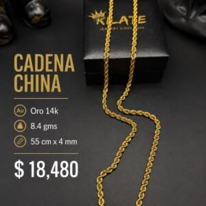 CADENA CHINA Oro 14k