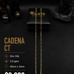 CADENA CT Oro 10k