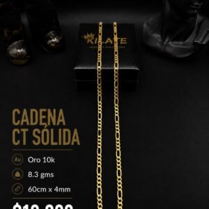 CADENA CT SOLIDA (Au) Oro 10k
