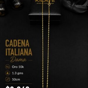 CADENA ITALIANA Dama Oro 10k