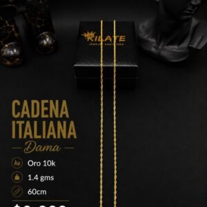 CADENA ITALIANA Dama  Oro 10k