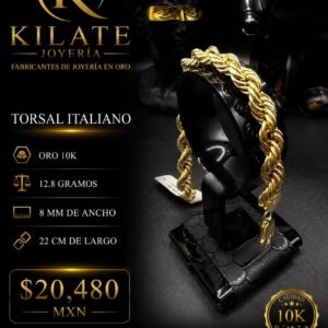 TORSAL ITALIANO ORO 10K