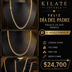 CADENA CHINA  ORO 10K