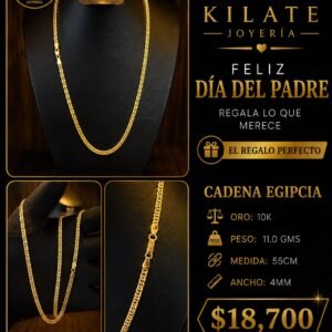 CADENA EGIPCIA ORO 10K