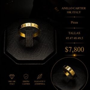 ANILLO CARTIER 10K ITALY